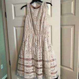 White lace dress
